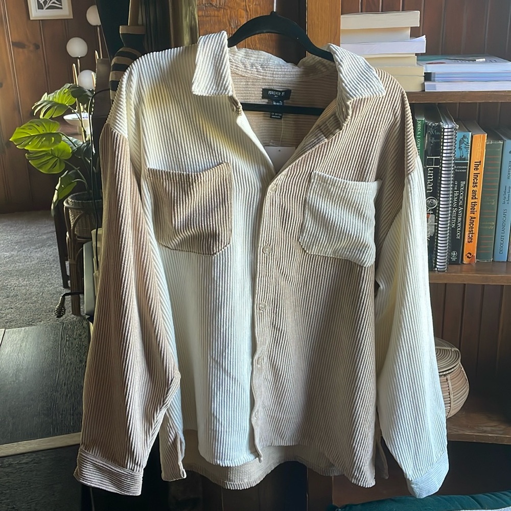 Corduroy button up